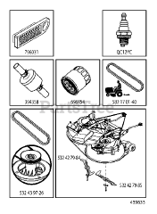 Jonsered LT 2317 CMA (960510021-04) - Jonsered Lawn Tractor (2014-04)