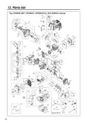 RedMax HEZ 3001 S-CA - RedMax Edger, CARB (SN: 70200101 & Above) (2007-04)