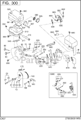 Subaru Robin EX270DS5041 (EX27) - Subaru Robin Engine 300 Intake &amp; Exhaust