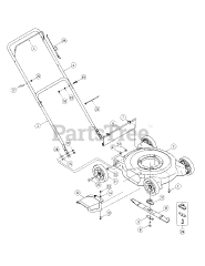 Yard Machines 11A-020B752 - Yard Machines 20" Walk-Behind Mower (2005) (Walmart)