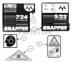 Snapper EI 55223 (82497) - Snapper 22" Snow Thrower, 5.5hp