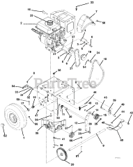 Ariens 939401 - Ariens Sno-Tek 20" Snow Blower, 136cc LCT (SN: 000101 - 034999)