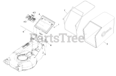 Exmark ECSKAP21 - Exmark 21" Commercial S-Series Push Walk-Behind Mower, Kawasaki (SN: 312000000 - 312999999) (2012)