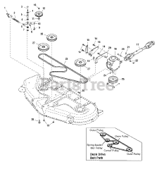 Snapper 1695204 - Snapper 54" Mower Deck 54" Mower Deck - Drive Group (986349_987353)