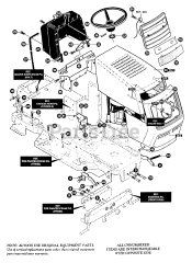 Murray G 4315140 - Murray 43" Lawn Tractor (1997)