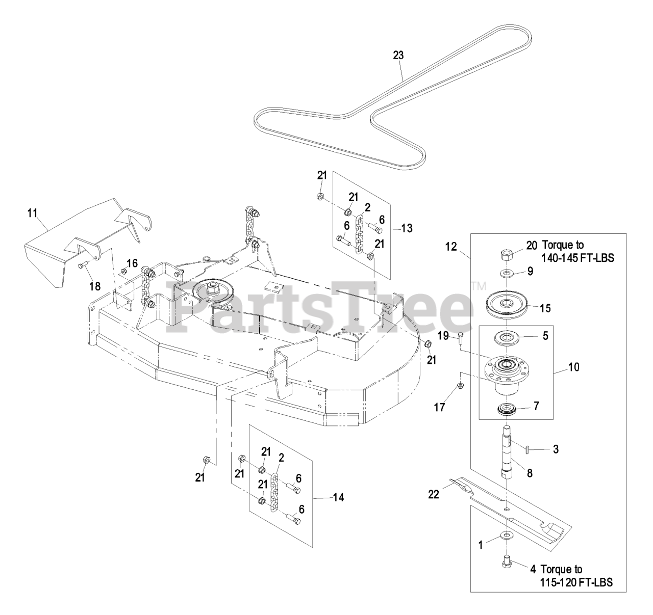 Exmark PHZ19KA443 - Exmark 44