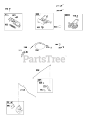 Briggs & Stratton 122S02-0008-H1 - Briggs & Stratton Vertical Engine Controls, Governor Spring, Thermostat
