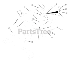 Gravely 885015 - Gravely 44" Power Brush for Tractor (SN: 000101 & Above)