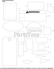 Kohler CH440-3190 - Kohler Command PRO Engine, Basic Version, 14hp, 10.5kW Identification