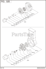 Subaru Robin EH172D26720 (EH17-2) - Subaru Robin Engine 520 Cooling &amp; Starting