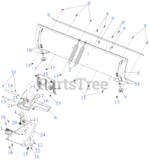 Troy-Bilt 19A70063OEM - Troy-Bilt 52" Plow Kit
