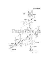 Kawasaki FE250D-AS04 - Kawasaki Engine PISTON/CRANKSHAFT