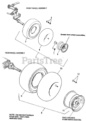AGCO 1613 H (1692265) - AGCO Lawn Tractor, 12.5hp