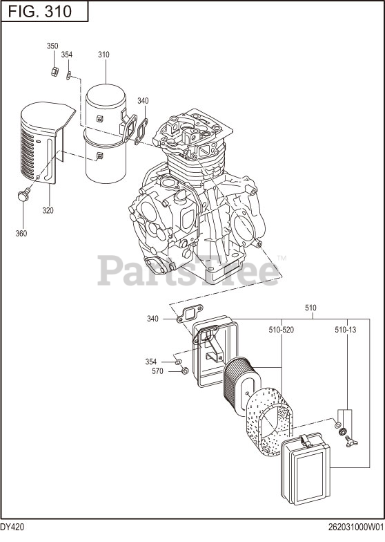 Subaru Robin DY420DS7890 DY42