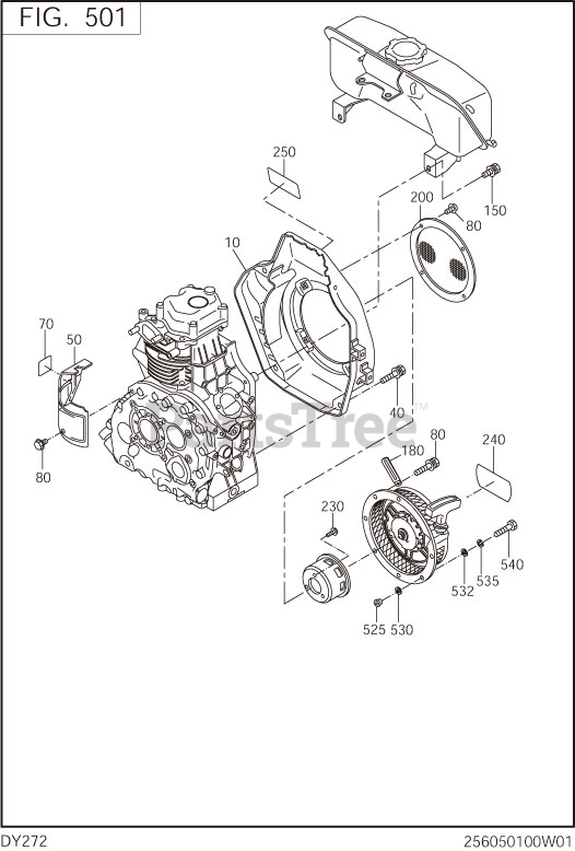 Subaru Robin DY272DS1270 DY27 2