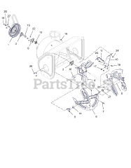 Ariens 921053 - Ariens Platinum 24" SHO EFI Snow Blower, Ariens AX 369cc EFI engine (SN: 040000 - 099999)