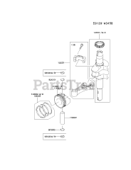 Kawasaki FJ180V-CS08 - Kawasaki Engine PISTON/CRANKSHAFT