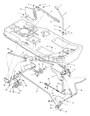Scotts 30577X7A - Scotts 30" Rear-Engine Riding Mower (1997)