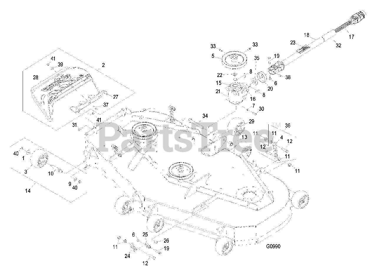 Exmark FR604 Exmark 60" Front Runner Deck (SN 670000 719999) (2007