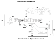 Toro 30182 - Toro ProLine Walk-Behind Mower, Gear Drive, 16hp (SN: 099000001 - 099999999) (1999) Engine Briggs  Stratton Model 303776-1188-A1 5