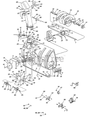 Husqvarna LST 42 C - Husqvarna 42" Two Stage Snow Thrower Attachment (2008-01)