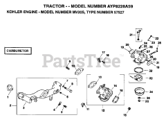 Electrolux/AYP AYP 8228 A59 - Electrolux/AYP Lawn Tractor (1995)