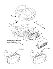 Cub Cadet LTX 1042 (13WX91AS010) - Cub Cadet 42" Lawn Tractor (2010) Engine Accessories