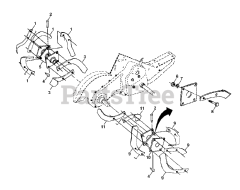 Maxim MX R500 L - Maxim Tiller (2001) Tine Assembly