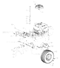 Cub Cadet 5416 R (553C562K100) - Cub Cadet Walk-Behind Mower (SN: 457900 - 460859) Lower Controls