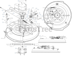 Craftsman R 105 (CMXGRAM211303) (13B726JD091) - Craftsman Rear-Engine Riding Mower (2021)