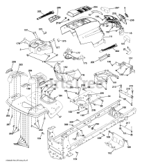 Husqvarna LTH 1842 (960410394-00) - Husqvarna 42" Lawn Tractor (2018-05) CHASSIS &amp; ENCLOSURES