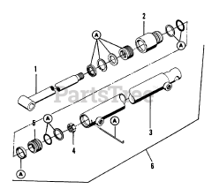 Simplicity 1691309 - Simplicity Front Loader Cylinder Assy. - Bucket