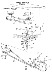 MTD 19746-8 - MTD 28" Tiller Attachment (1988)