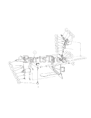 Cub Cadet 59A30017 (59A30017150) - Cub Cadet Tank Spreader Kit Spreader Frame Assembly
