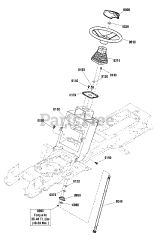 Simplicity 2691279-00 - Simplicity Broadmoor 48" Lawn Tractor, 25hp Steering Group - Manual