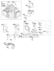 Briggs & Stratton 49E877-0011-G1 - Briggs & Stratton Vertical Engine Cylinder Group