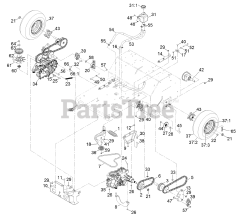 Exmark SAR481KA30 - Exmark 30" Stand-On Aerator, Kawasaki FS481V (SN: 314000000 - 314999999) (2014)