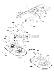 Simplicity SZT 110 (2691692-01) - Simplicity Courier 107cm Zero-Turn Mower, 7200 series Briggs & Stratton