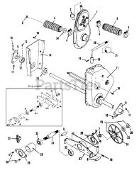 Snapper LT 16332 (82068) - Snapper 33" Lawn Tractor, 16hp Drive Disc, Rear Axle Components
