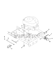 Murray 13BC76LF058 - Murray Lawn Tractor (2014) Engine Accessories