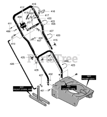 Murray EV3850x4A - Murray Edger (2001) Handle Assembly