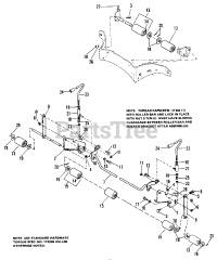 Simplicity 7010 (1690334) - Simplicity 42" Garden Tractor, 10hp 42" Height Adjusting &amp; Roller Group