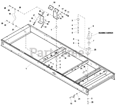 Generac QT10068GNAC - Generac 100kW Home Standby Generator (SN: 6235558 - 3000312076) (2016) Ev Mounting Base (0F3587)