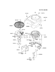 Kawasaki FH601V-GS21 - Kawasaki Engine COOLING-EQUIPMENT