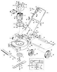 Snapper 19E01 (82446) - Snapper 19" Walk-Behind Mower, 3hp