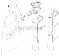 Toro 51566 - Toro Quiet Blower Vacuum (SN: 099000001 - 099100000) (1999) Tube And Bag Assembly
