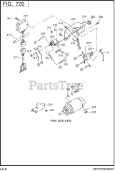 Subaru Robin EH410D52070 (EH41) - Subaru Robin Engine 720 Electric Device