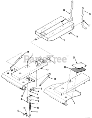 Toro 33-08B303 (108-3) - Toro Rear-Engine Riding Mower (1986)