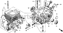 Honda GD320 QAAE (GPB) - Honda Engine, Made in Japan (SN: GPB-1000001 - GPB-1008896) CYLINDER BARREL