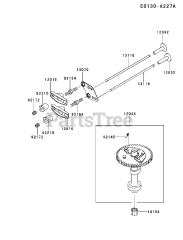 Kawasaki FJ180V-AM95 - Kawasaki Engine VALVE/CAMSHAFT